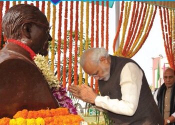 PM Modi pays tributes to Dr. Babasaheb Ambedkar on his Jayanti