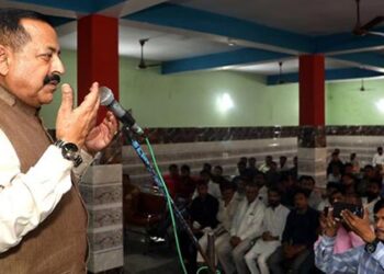 Union Minister Dr Jitendra Singh says, India’s new voters will define India @2047, as envisaged by Prime Minister Modi