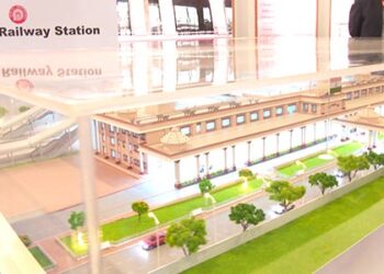 Magnificent exhibition of Ayodhya station in 41st International Trade Fair