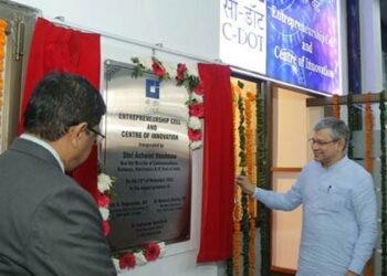 Union Minister Ashwini Vaishnaw inaugurates Entrepreneurship Cell and Centre of Innovation at C-DOT campus, Delhi