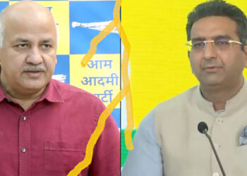 CCTV footage of jailed AAP minister body massage in jail; triggers BJP Vs AAP fight