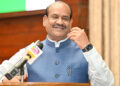LS Speaker Om Birla gives away prizes to winners of Hindi Pakhwada
