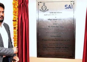 Union Sports Minister Anurag Singh Thakur visits SAI’s Patiala Centre, inaugurates new 300 bedded Hostel