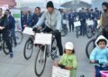 Union Health Minister Dr. Mansukh Mandaviya participates in Cyclathon