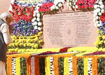 Nation pays homage to bravehearts who sacrificed their lives defending the parliament on this day in 2001