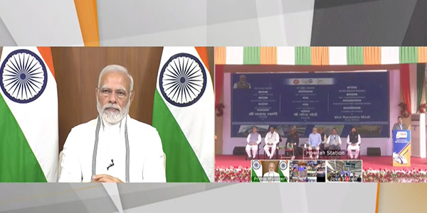PM Modi flags off Vande Bharat Express connecting Howrah to New Jalpaiguri via video conferencing
