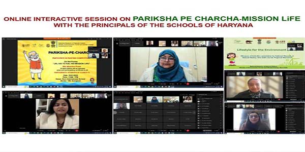 National Museum of Natural History holds Pariksha Pe Charcha-Mission LiFE session with School Principals of Haryana state