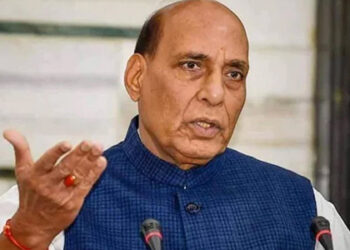 Defence Minister Rajnath Singh says, development is only possible because country’s borders are safe