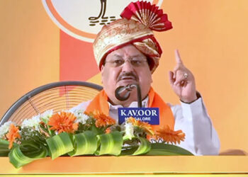 JP Nadda In Karnataka, says- ‘Congress one among family parties, BJP an exception’