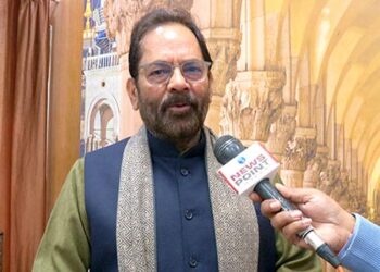 Mukhtar Abbas Naqvi attacks Congress over frequent disruptions in Parliament