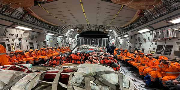 India sends first batch of relief material along with NDRF search, rescue teams to Turkey