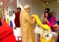 PM Modi visits exhibition at Aadi Mahotsav at Major Dhyanchand National Stadium