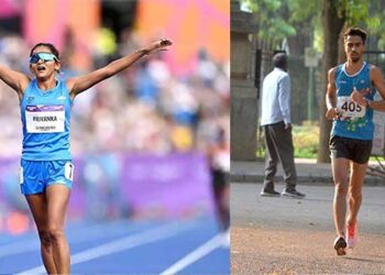 PM congratulates Race Walkers, Akshdeep Singh and Priyanka Goswami on winning National Race Walking Championships