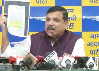 AAP leader Sanjay Singh attacks BJP over Adani coal