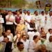 Opposition leaders stage protest at Parliament over Adani issue