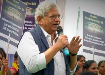 Sitaram Yechury On women’s reservation bill – ‘Pending bill for three decades’