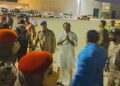 MoS for External Affairs V Muraleedharan received 8th batch of 121 Indians evacuated from conflict-hit Sudan at Jeddah airport