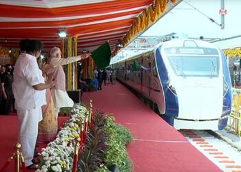 PM Modi flags off Secunderabad-Tirupati Vande Bharat Express train in Hyderabad