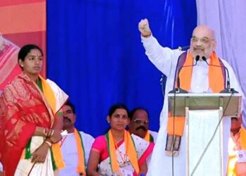 Karnataka Elections: Amit Shah attacks Congress while addressing rally in Savadatti Yellamma