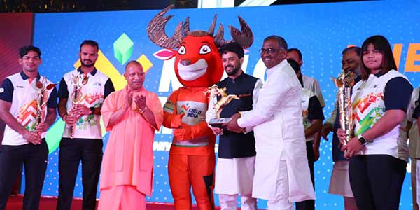 Union Sports Minister Anurag Thakur launches logo, mascot of Khelo India University Games 2022