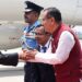 Cambodian King Norodom Sihamoni arrives in New Delhi on a three-day visit to India