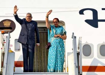 Vice President Jagdeep Dhankhar embarks on 2-day visit to London, UK
