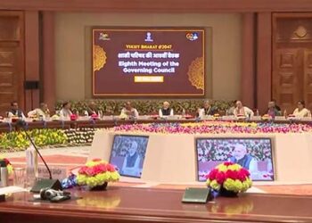 PM Modi chairs 8th meeting of NITI Ayog Governing Council