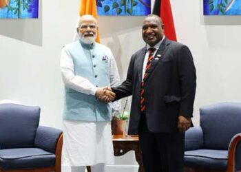 Prime Minister Narendra Modi’s meeting with Prime Minister of Papua New Guinea