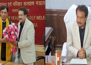 S P Singh Baghel took charge as MOS (HFW) in MoHFW