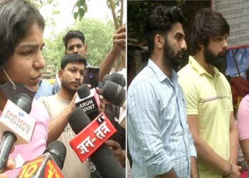 Wrestlers’ protest continues at Delhi’s Jantar Mantar