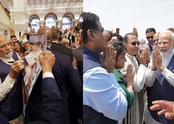 PM Modi gets a warm welcome by Indian community in New York City