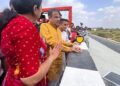 Nitin Gadkari inaugurates two National Highway projects in Vadodara, Gujarat worth Rs.48 crore