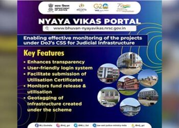 Nyaya Vikas Portal for Monitoring of Centrally Sponsored Scheme for Development of Infrastructure for Judiciary
