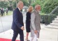 President Biden and the First Lady warmly welcome PM Modi at the White House