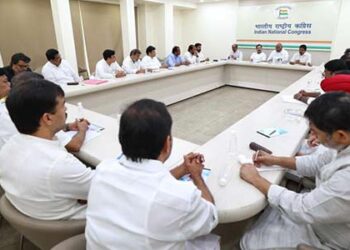 Congress holds meeting on Telangana Election