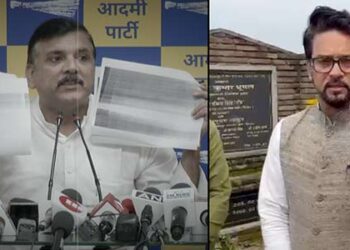 Anurag Thakur attacks Kejriwal over flood situation in Delhi