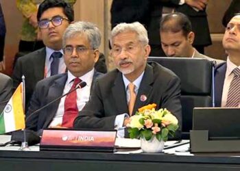 EAM at opening session of ASEAN Post Ministerial Conference with India in Jakarta
