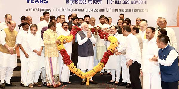 PM Modi says formation of NDA not in opposition to any party but to bring stability to India
