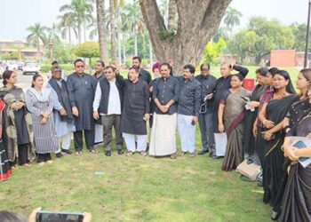 Opposition in black: MPs continue to protest in Parliament over Manipur issue