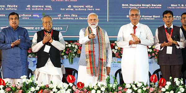 Chhattisgarh: PM Modi lays foundation stone of projects worth around ₹7,600 crore in Raipur