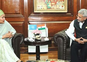 EAM S Jaishankar meets UN Deputy Secretary-General Amina J Mohammed in New Delhi