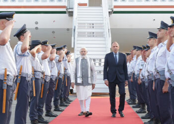 PM Modi arrives in Athens on day-long visit to Greece; To hold talks with his Greek counterpart Kyriakos Mitsotakis