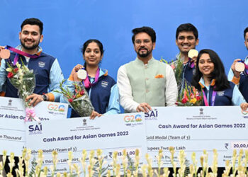 Union Sports Minister Anurag Singh Thakur Felicitates Asian Games 2022 Medallists