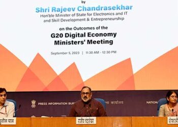 “Under India’s G20 Leadership, Historic Global Consensus Achieved on DPI Definition, Framework, and Principles”: MoS Rajeev Chandrasekhar