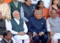 PM Modi arrvies at old Sansad, MPs gather for group photo