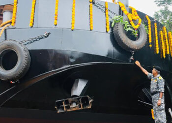 Indian Navy Gets Third Missile Cum Ammunition BARGE