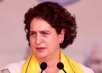 Priyanka Gandhi attacks BJP in Mandla’s rally in Madhya Pradesh.