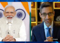 PM interacts with Google CEO Sundar Pichai