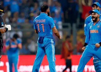India beat New Zealand by 70 runs to qualify for the final of ICC Men’s World Cup