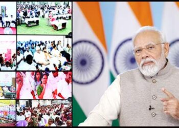 PM Modi interacts with beneficiaries of Viksit Bharat Sankalp Yatra